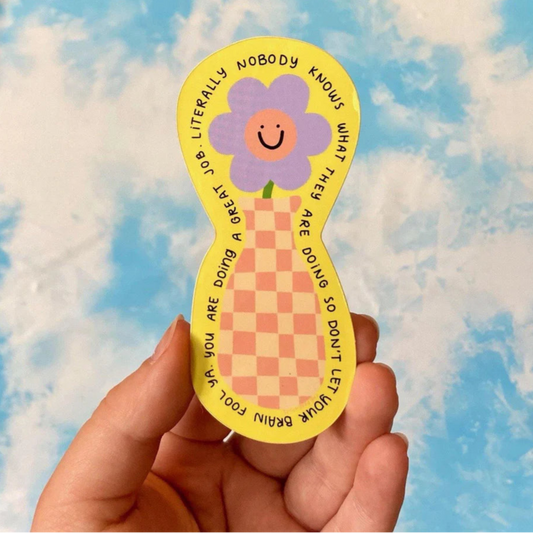 Nobody Knows What They Are Doing Sticker | The Peach Fuzz
