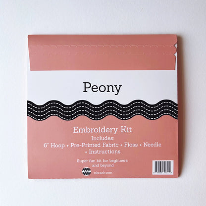 Peony Embroidery Kit | Rikrack