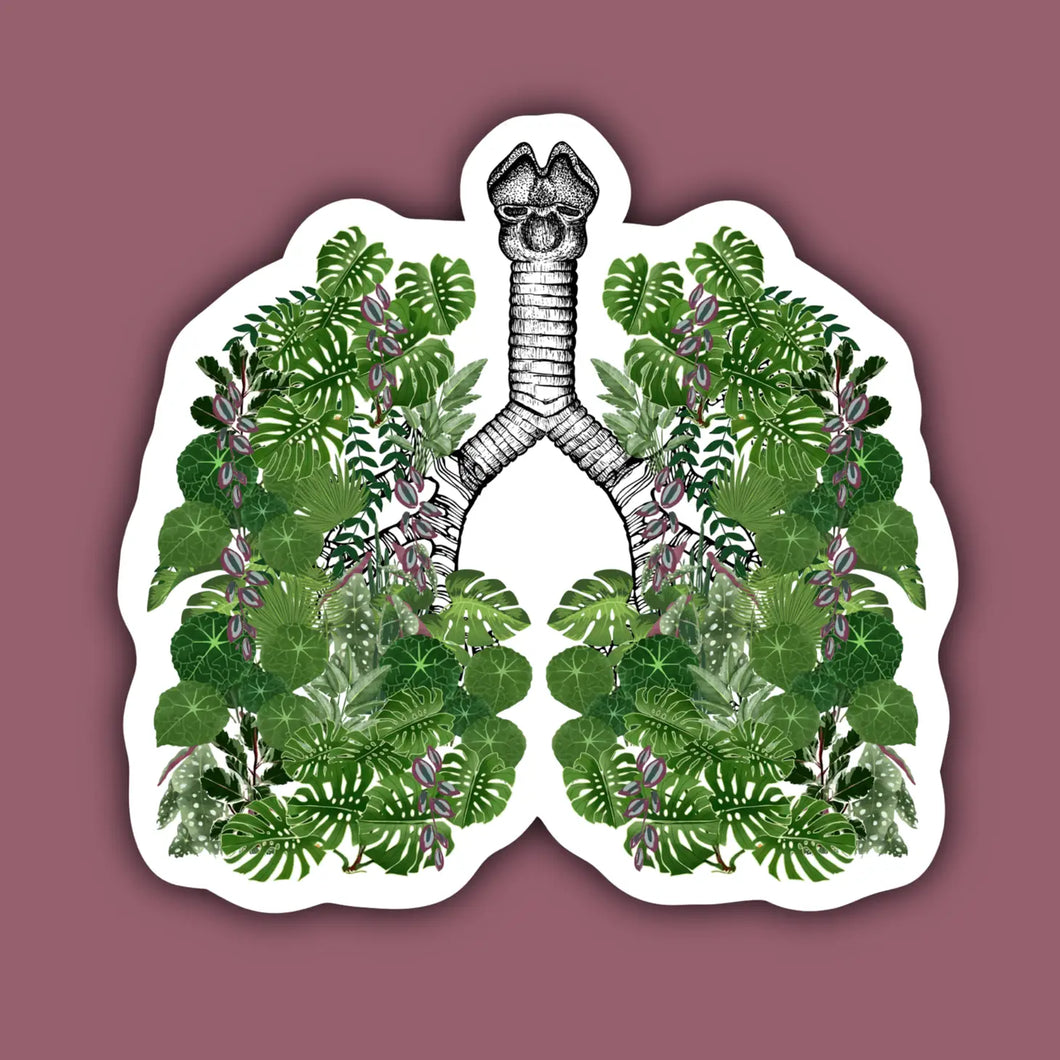 Plant Lungs Sticker