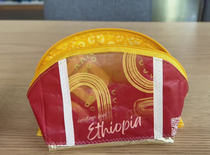 Upcycled Clam Shell Bags | Dr. Laura
