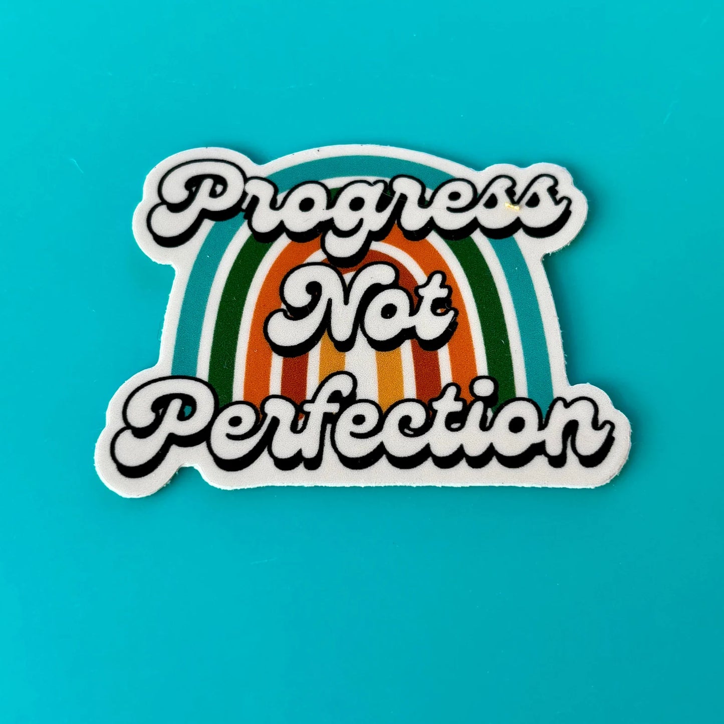 Progress not Perfection Sticker | Comma Craft Co.