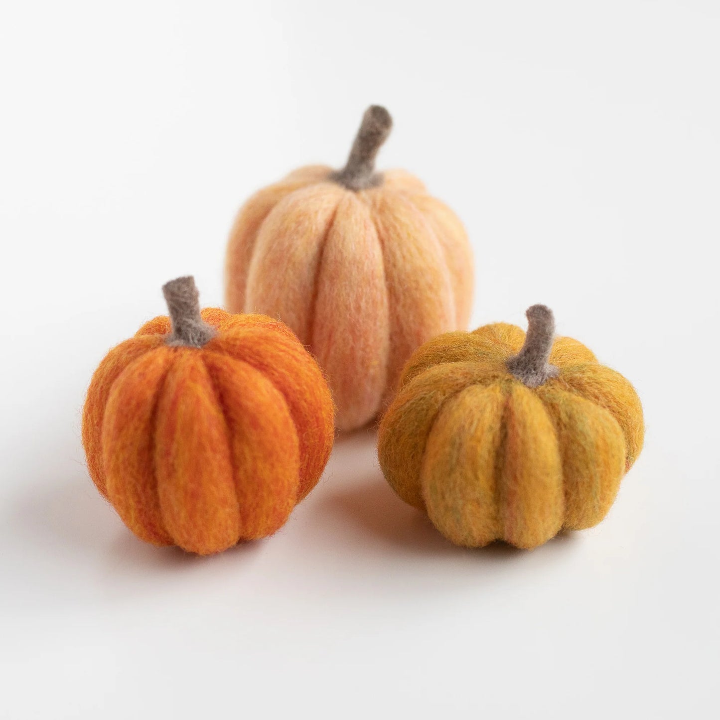 Pumpkin Trio Mini Needle Felting Kit