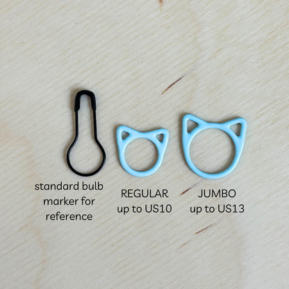 Cat Stitch Markers | Comma Craft Co.