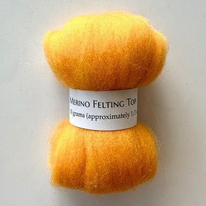 Merino Felting Top - 10 grams | Black Squirrel Yarns