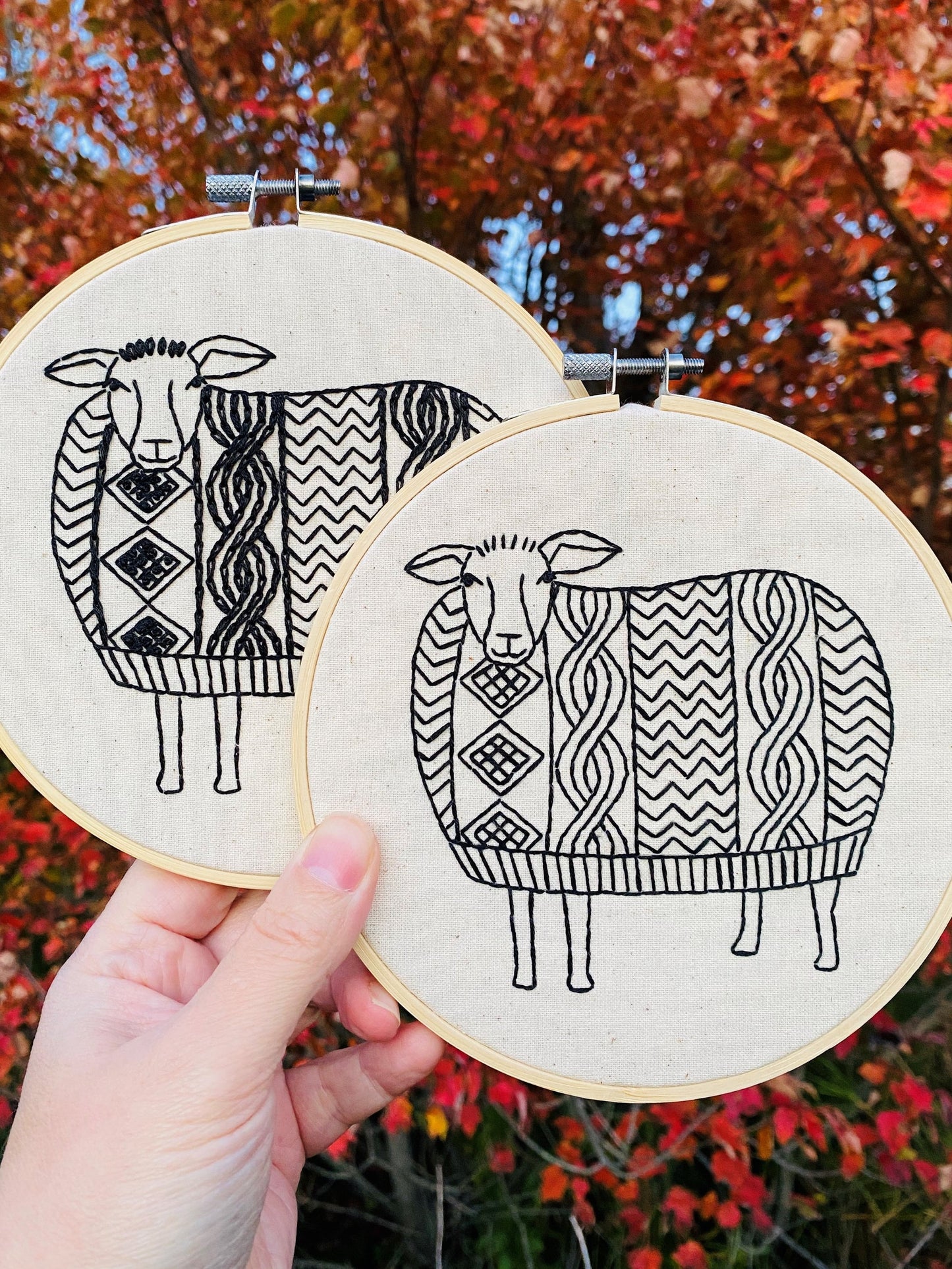 Sweater Weather Sheep Embroidery Kit | Hook, Line & Tinker