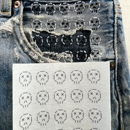 Halloween Mending Pattern Transfers | Wrenbirdarts