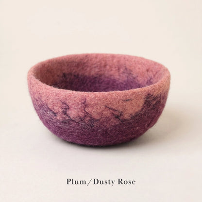 Small Ombré Felt Bowls | Fibres of Life