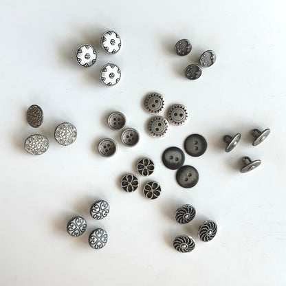 Metal Buttons under 5/8 inch