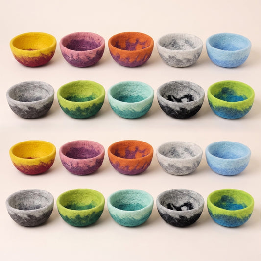 Small Ombré Felt Bowls | Fibres of Life