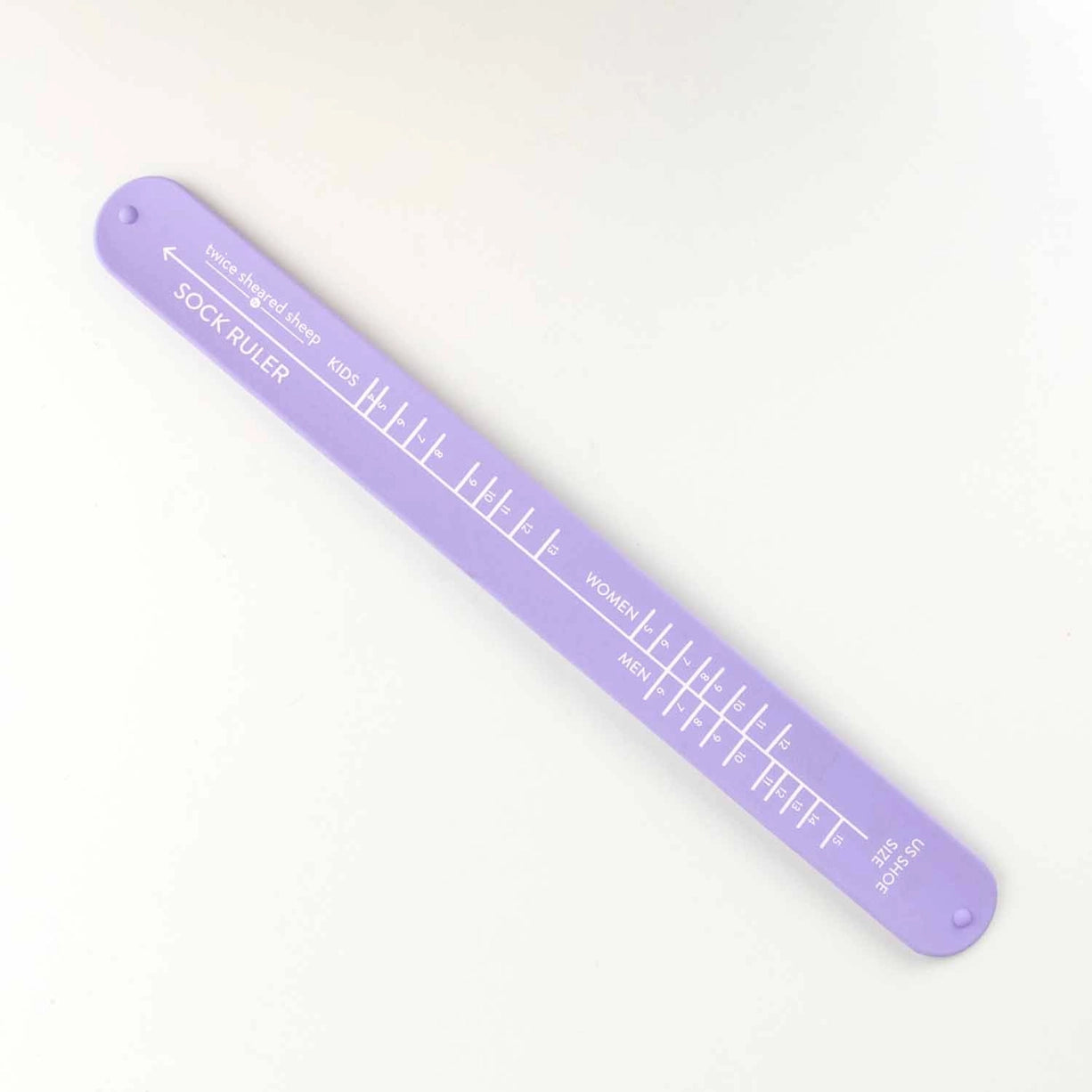 Sock Sizing Bracelet Ruler | Twice Sheared Sheep