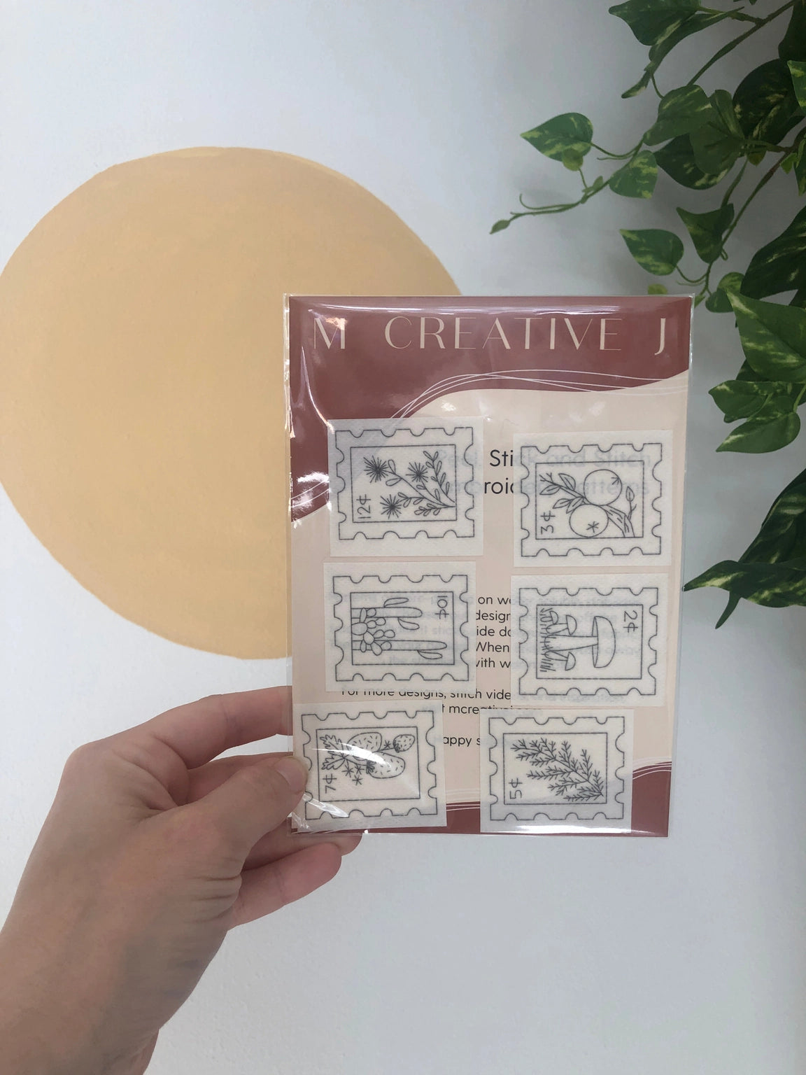 Botanical Stamps Stick & Stitch | MCreativeJ