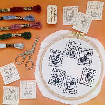 Botanical Stamps Stick & Stitch | MCreativeJ