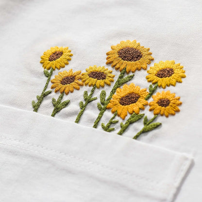Happy Sunflowers Stick & Stitch | Blackbird & Bloom