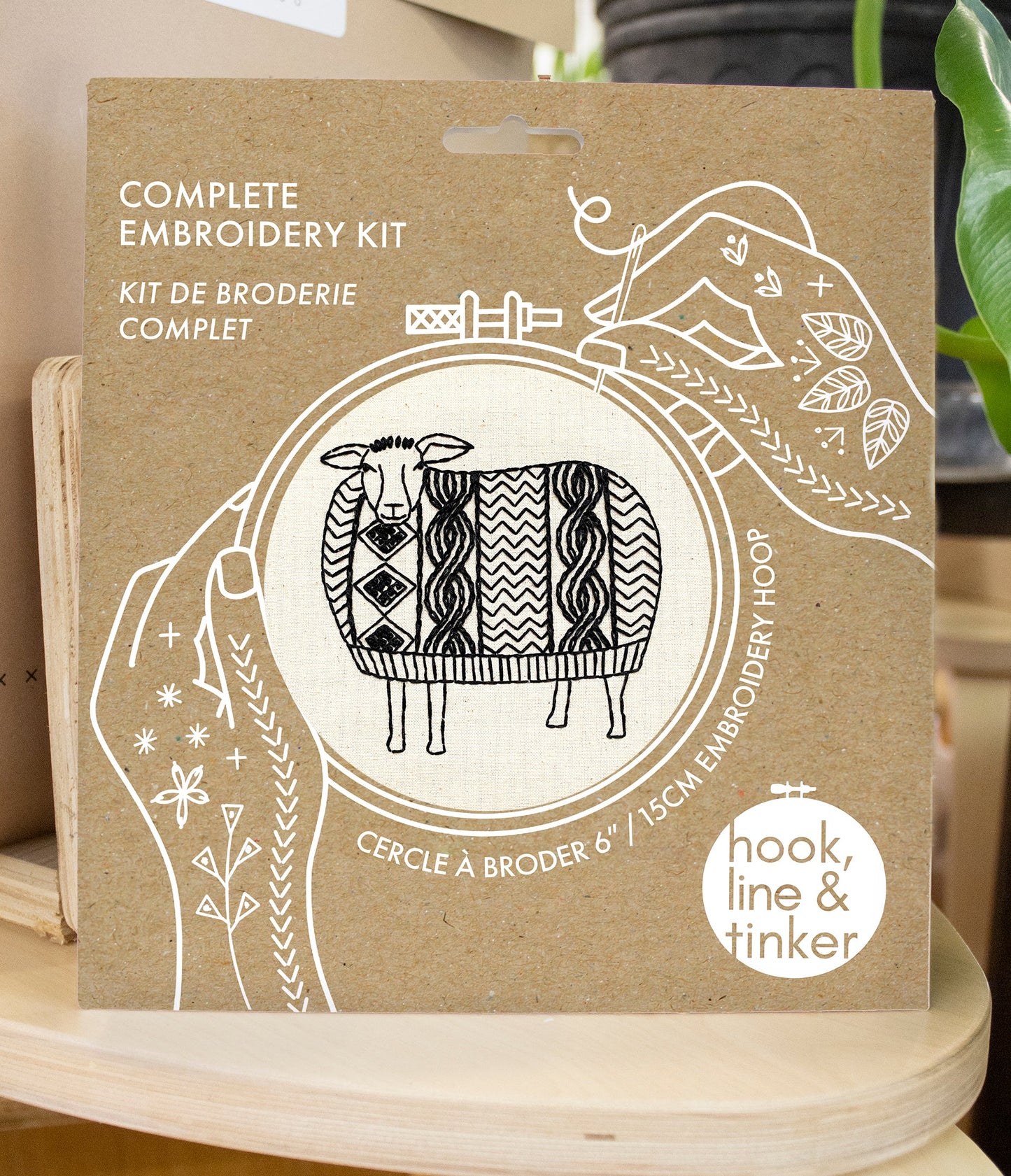 Sweater Weather Sheep Embroidery Kit | Hook, Line & Tinker