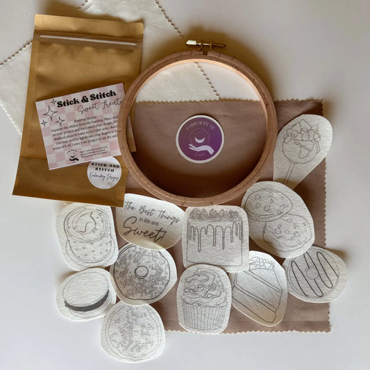 Sweet Treats Stick & Stitch | Embroider Me Wicked