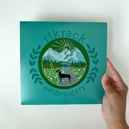 Trail Dog Embroidery Kit | Rikrack