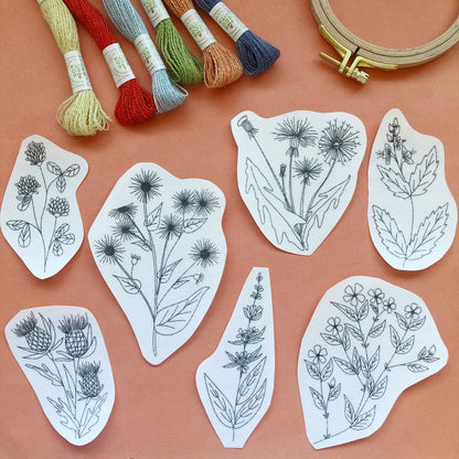 Unconventional Flowers Stick & Stitch | MCreativeJ