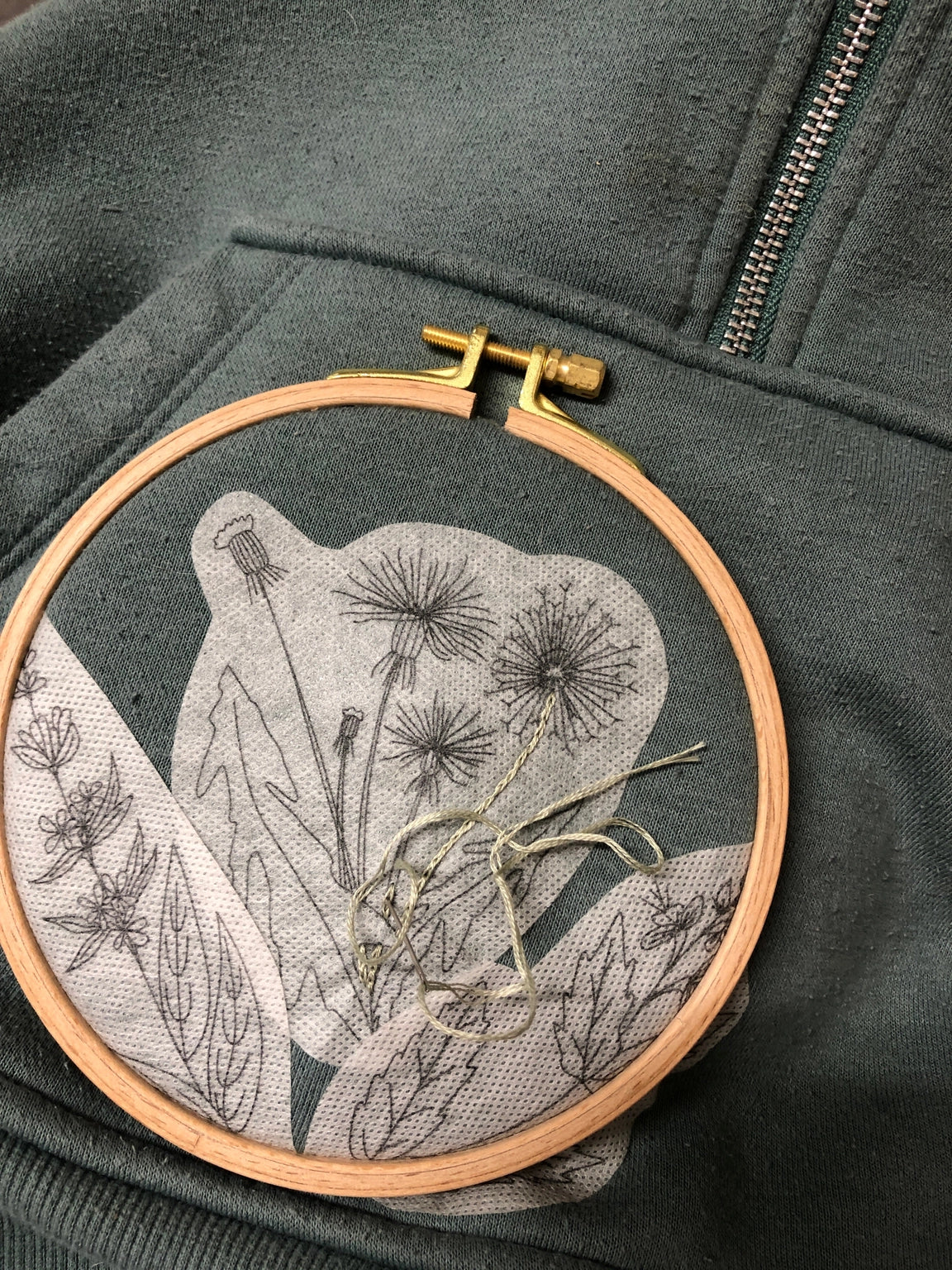Unconventional Flowers Stick & Stitch | MCreativeJ