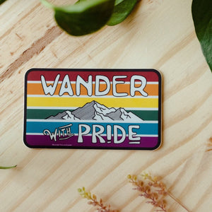 Wander with Pride Sticker