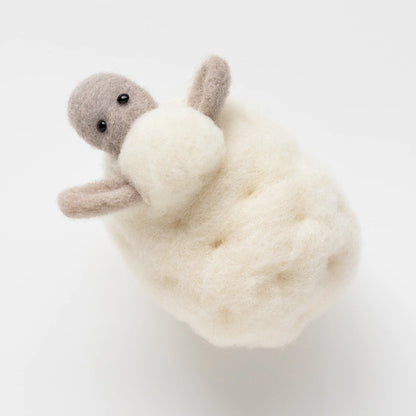 White Sheep Mini Needle Felting Kit