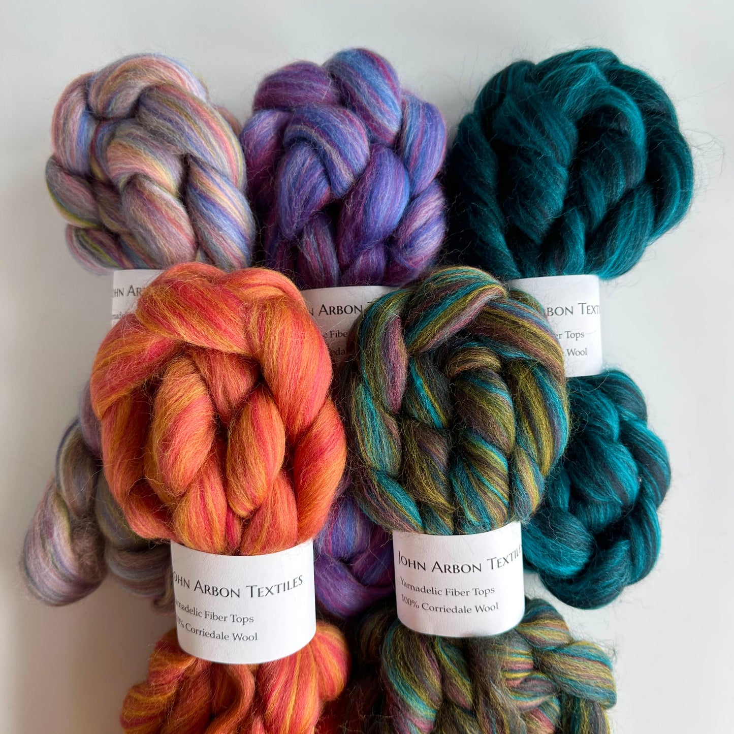 Yarnadelic Fiber Tops | John Arbon Textiles