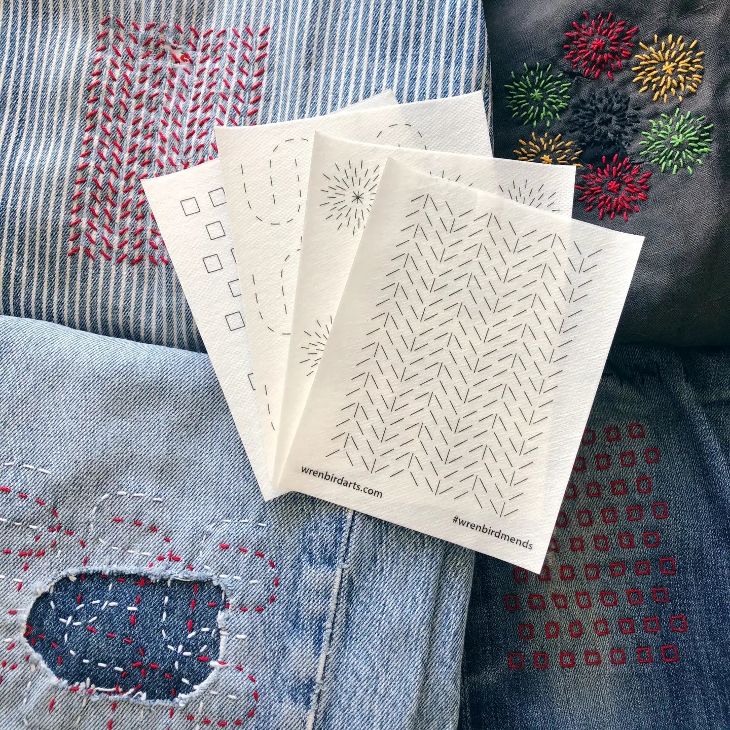 Mending Pattern Transfers | Wrenbirdarts