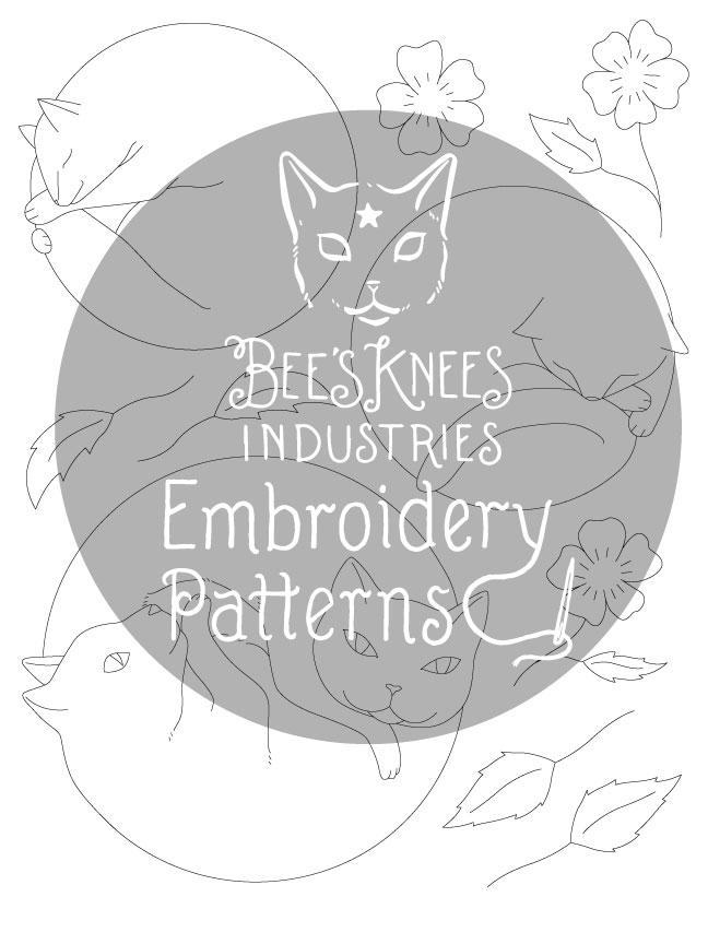 Embroidery Patterns - Bees Knees