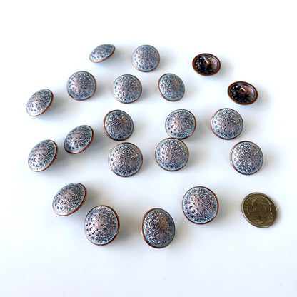 Metal Buttons 5/8 inch to 7/8 inch