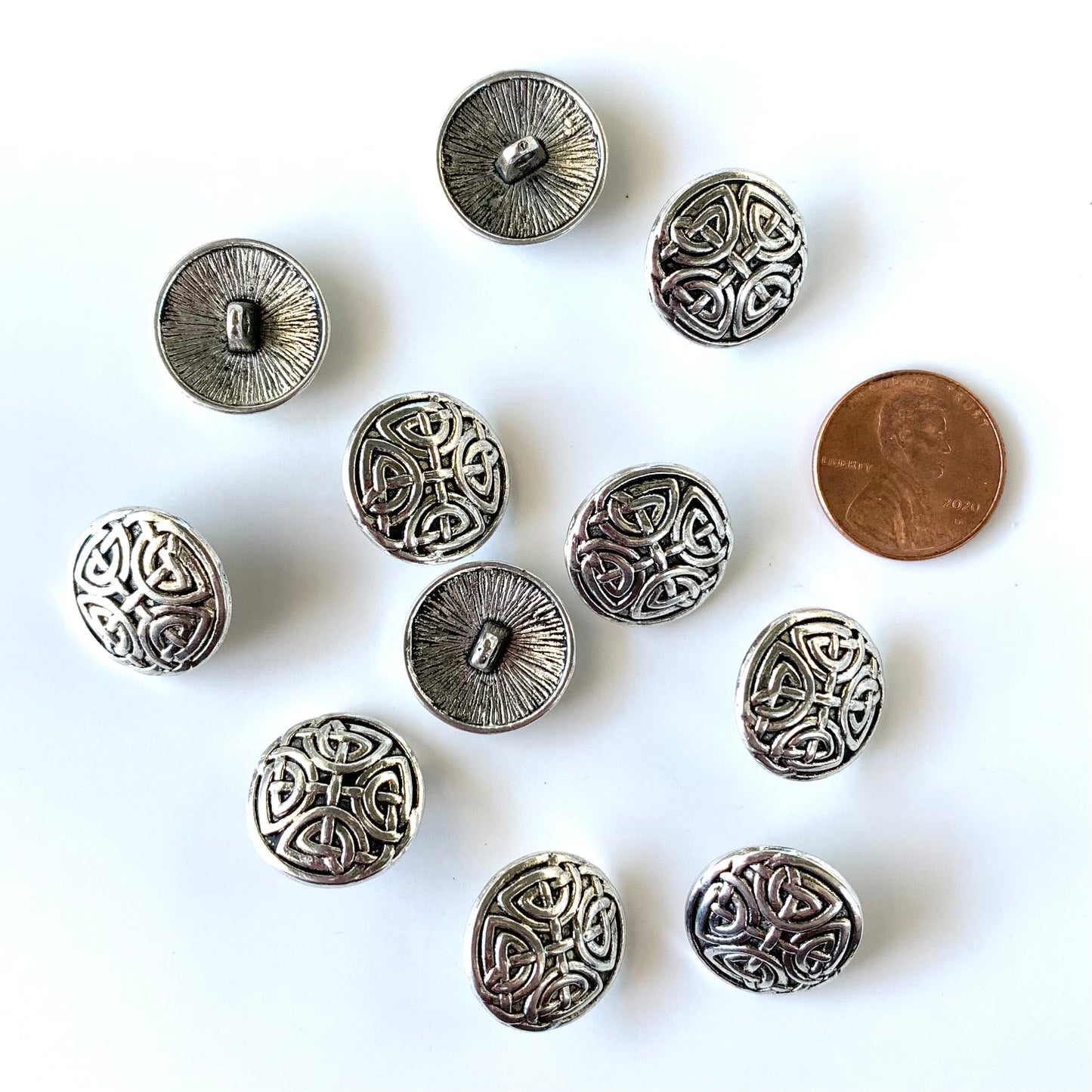 Metal Buttons 5/8 inch to 7/8 inch