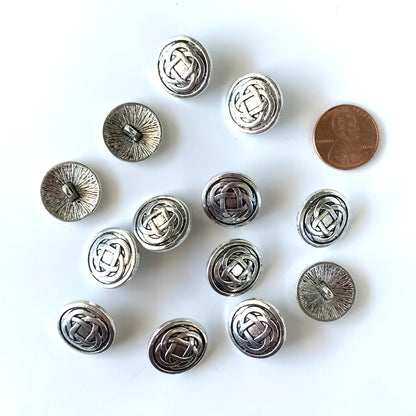 Metal Buttons 5/8 inch to 7/8 inch