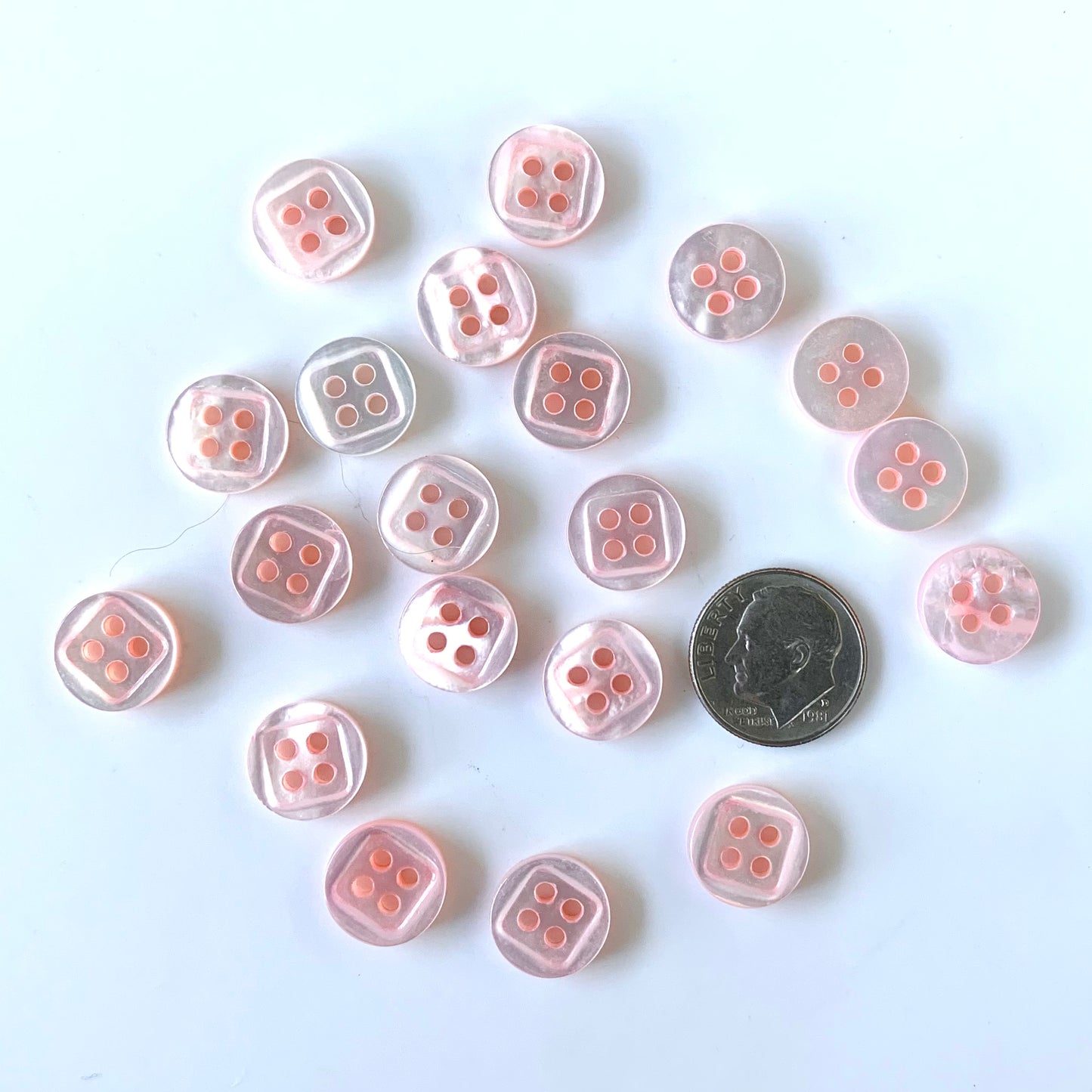 Shell Buttons - 5/8 to 7/8 inch
