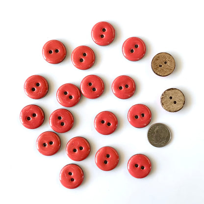 Coconut & Bamboo Buttons under 1 inch