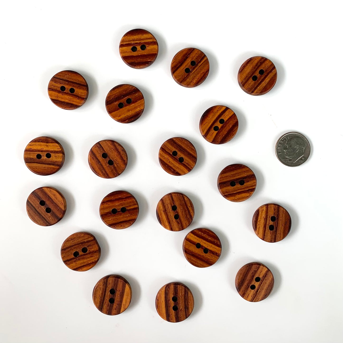 Wood Buttons 5/8 to 7/8 inch