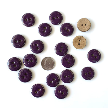 Coconut & Bamboo Buttons under 1 inch