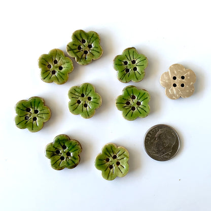 Coconut & Bamboo Buttons under 1 inch
