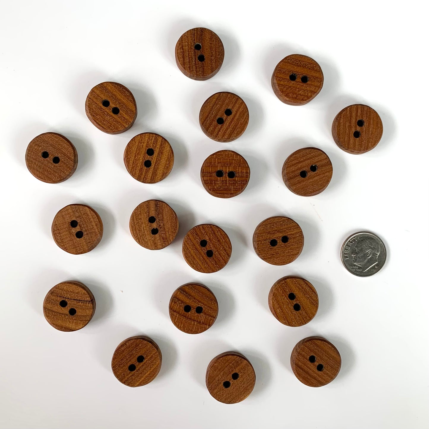 Wood Buttons 5/8 to 7/8 inch