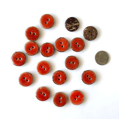 Coconut & Bamboo Buttons under 1 inch