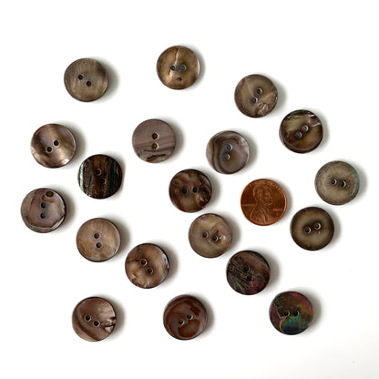 Shell Buttons - 5/8 to 7/8 inch