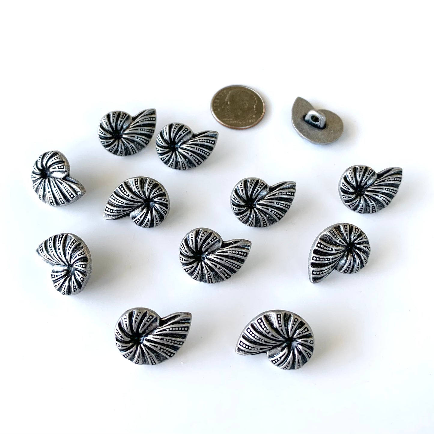 Metal Buttons 5/8 inch to 7/8 inch
