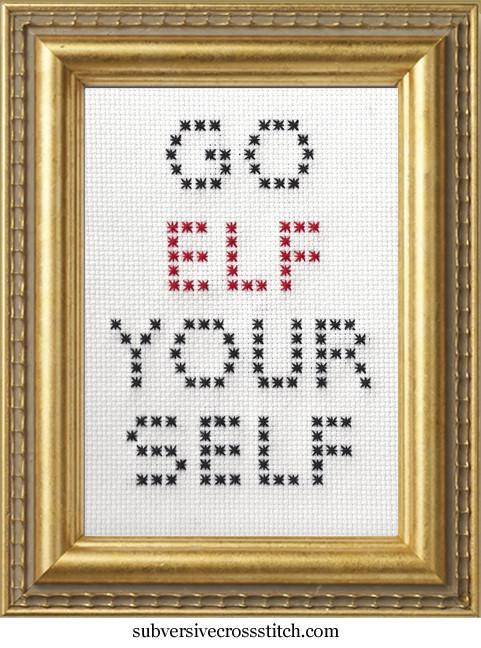 Holiday Subversive Cross Stitch Kits