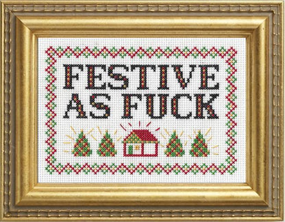 Holiday Subversive Cross Stitch Kits