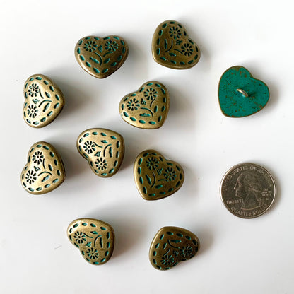 Metal Buttons 5/8 inch to 7/8 inch