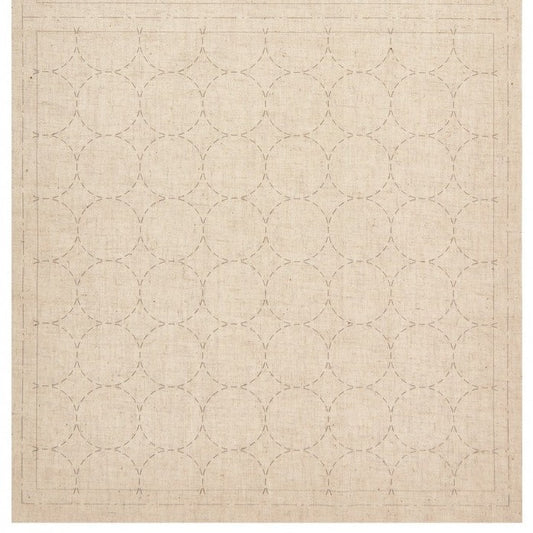 Preprinted Sashiko Cotton & Linen Fabric