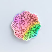 Load image into Gallery viewer, Iridescent Doily Sticker - Shop Exclusive

