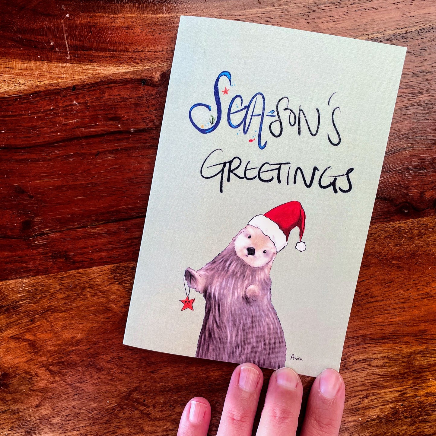 Seasons Greetings Otter Cards