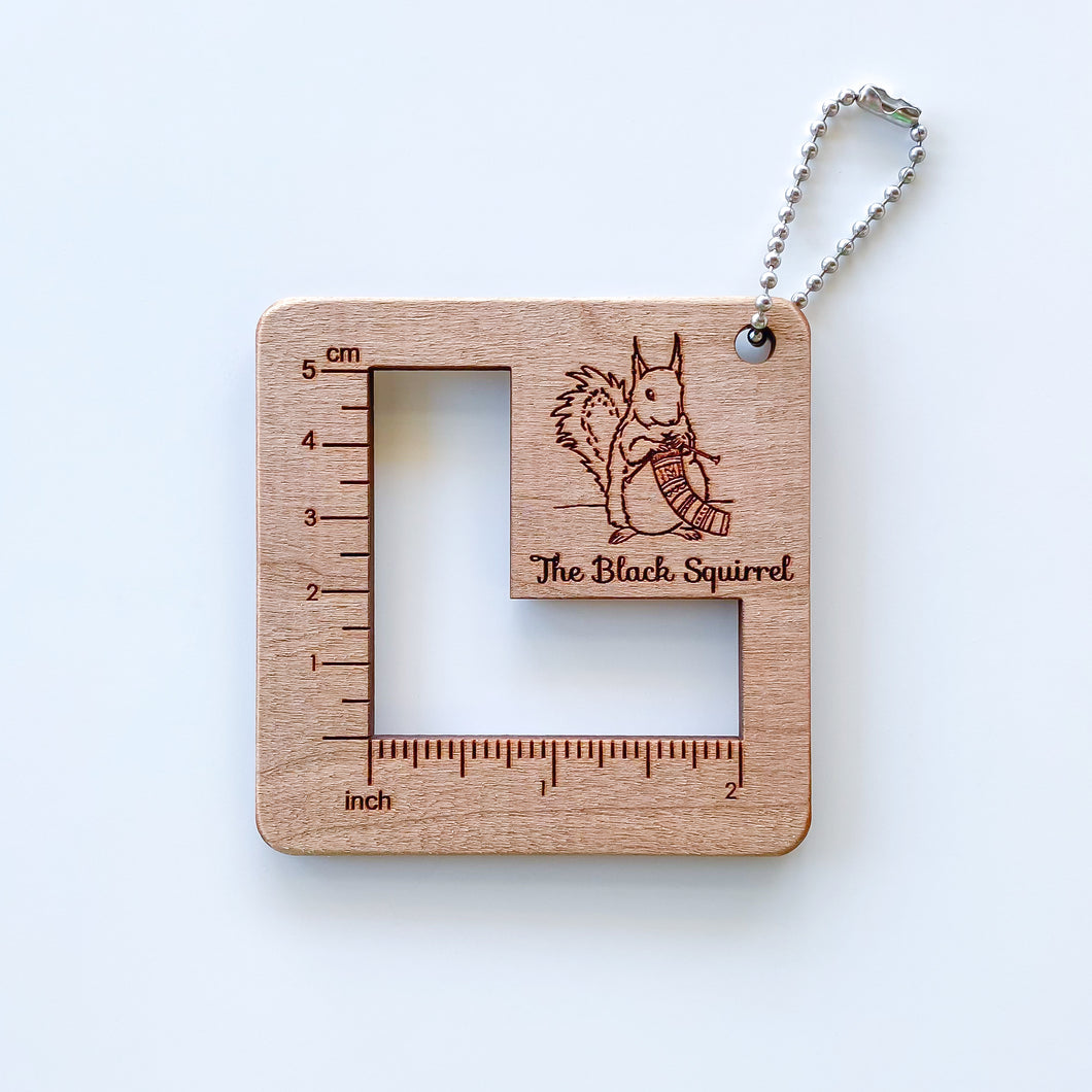 Mini Gauge Ruler Keychain - Shop Exclusive