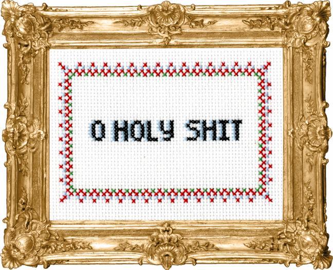 Holiday Subversive Cross Stitch Kits