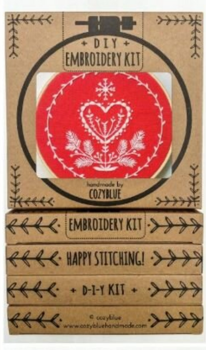 Holiday Embroidery Kits | CozyBlue