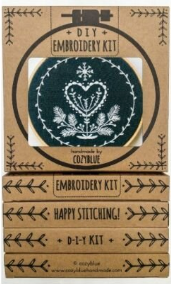 Holiday Embroidery Kits | CozyBlue