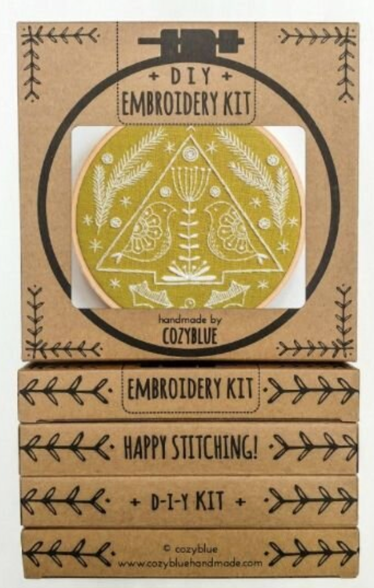 Holiday Embroidery Kits | CozyBlue